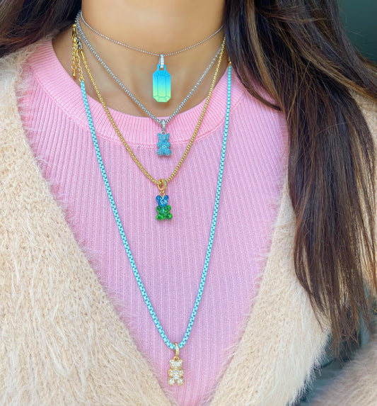 Ombré Dog Tag Necklace