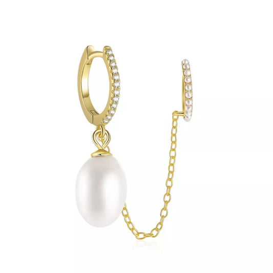 Pearl Ear Cuff Huggie