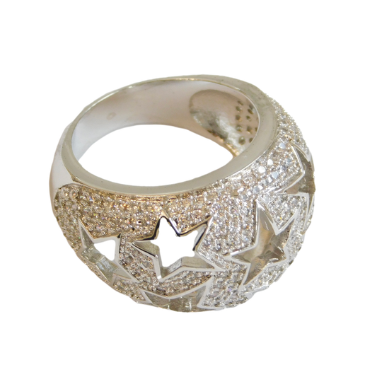 Jumbo Star Cutout Ring
