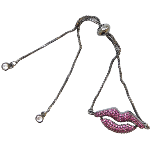 Lips Bolo Bracelet