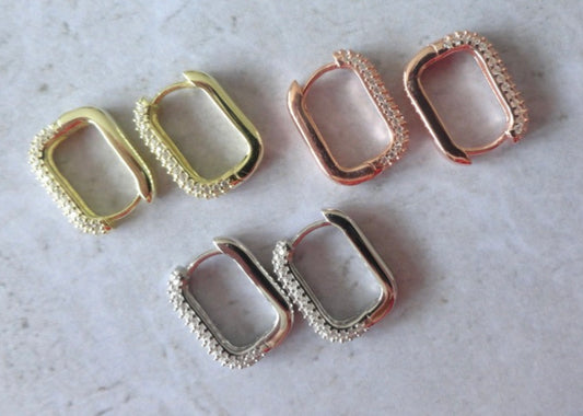 Half Half Rectangle Hoops