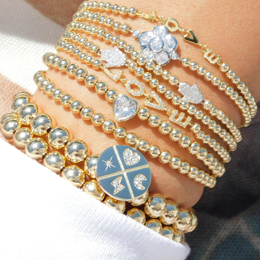 Jumbo Beaded Ball Bracelet