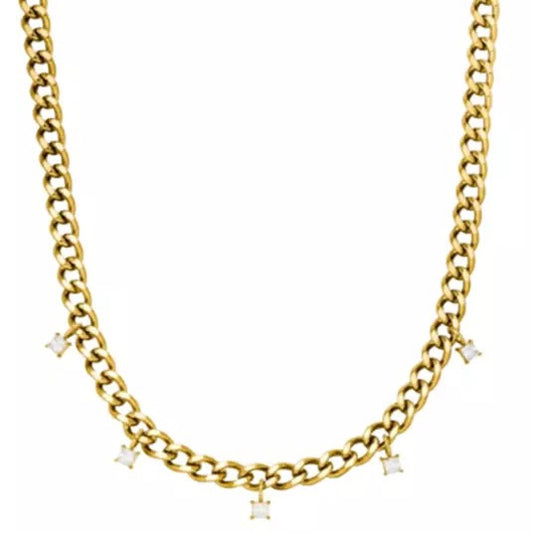 Hanging Cuban Link Choker