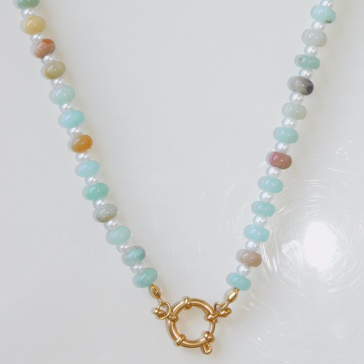 Beaded Clamp Necklace
