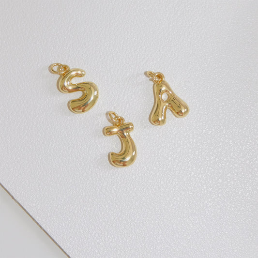 Bubble Letter Charm