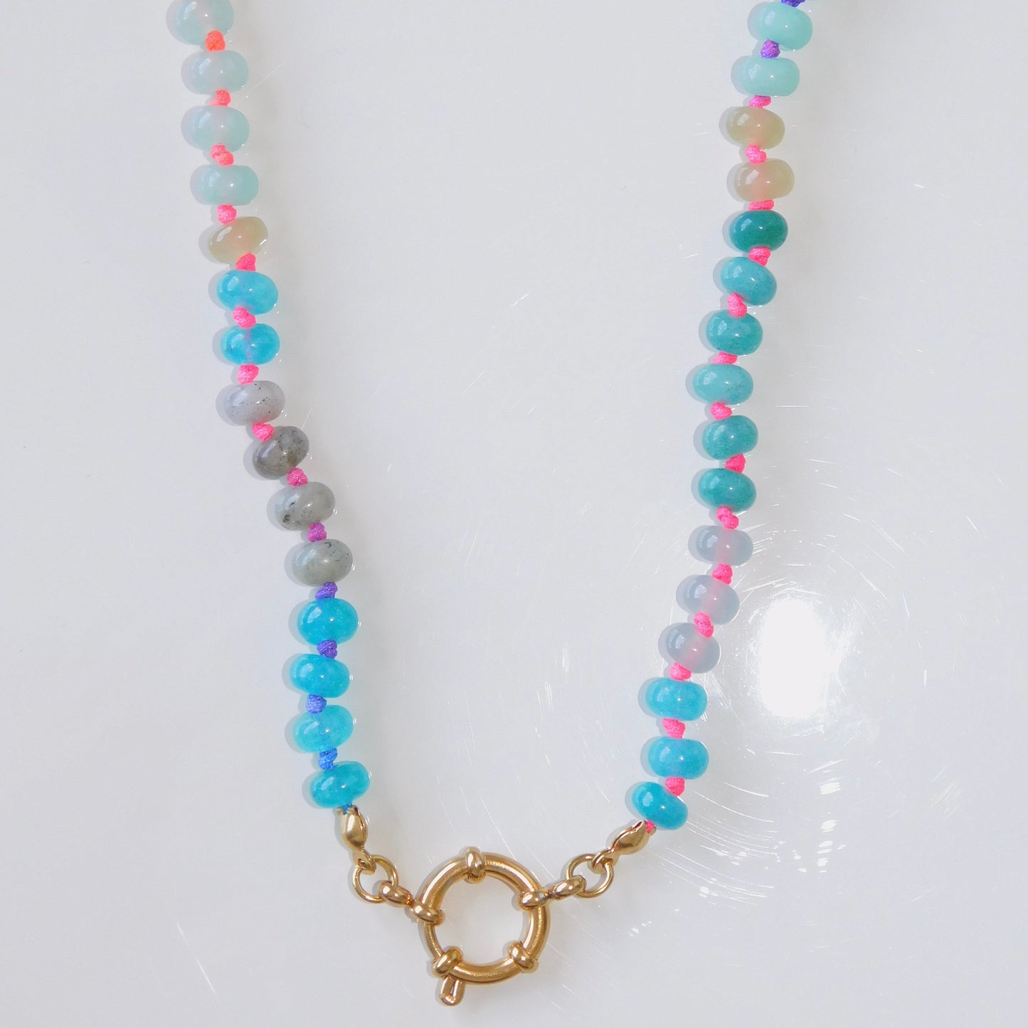 Beaded Clamp Necklace