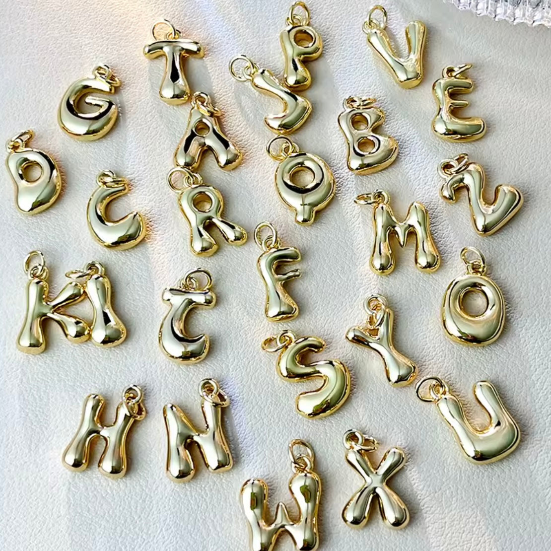 Bubble Letter Charm