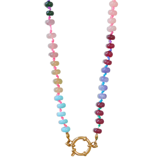 Beaded Clamp Necklace