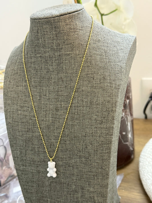 White Gummy Necklace
