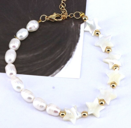 Pearl Star Bracelet