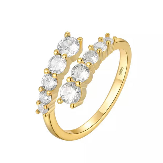 Gemstone Twist Ring