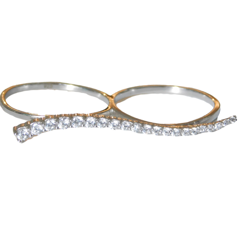 Two-Finger Wave Ring