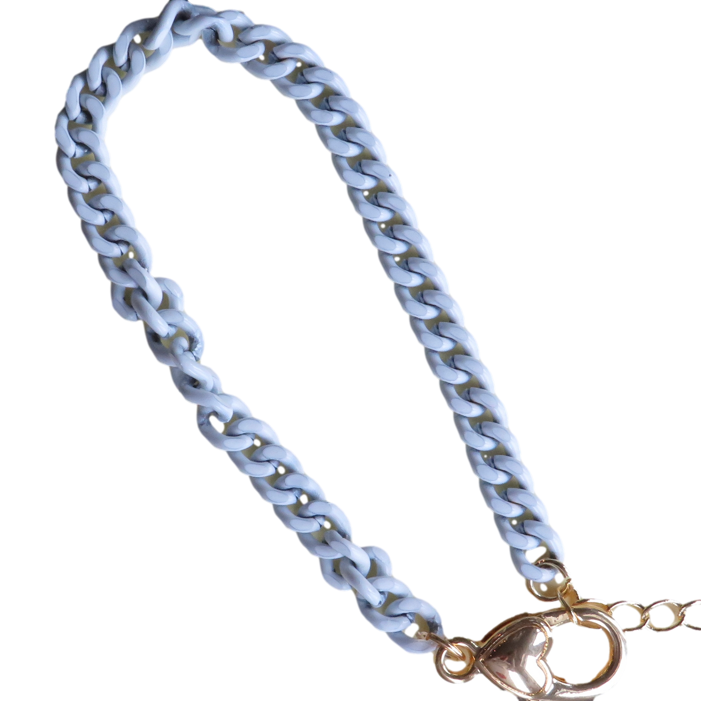 Enamel Chain Locket Bracelet