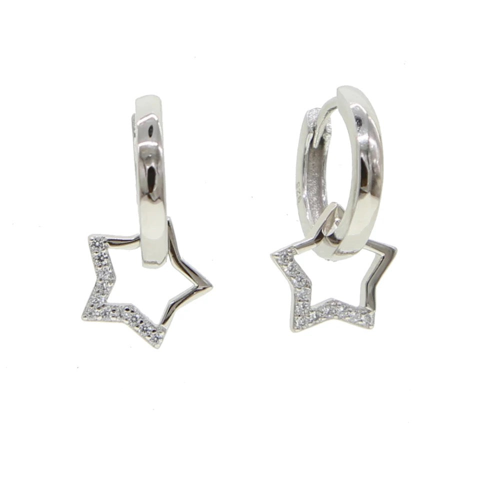 Mini Hanging Star Earrings
