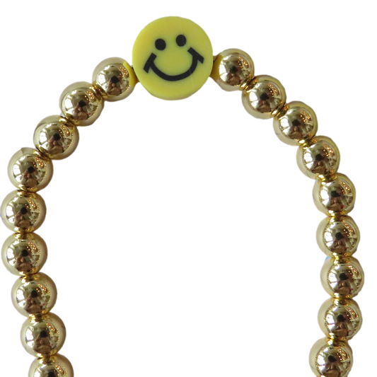 Yellow Smiley Bracelet