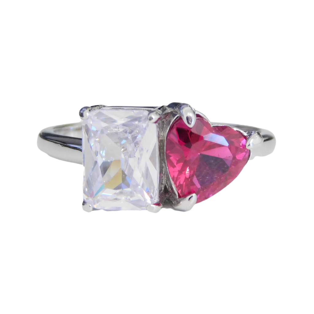 Two Stone Gem Ring