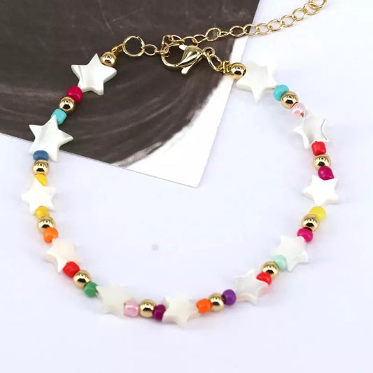 Rainbow Star Bracelet