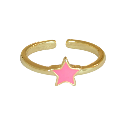 Star Enamel Ring