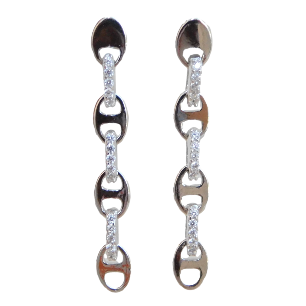 Drop Link Earrings