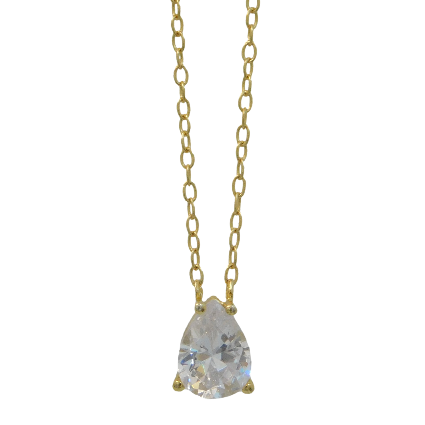 Pear Stone Necklace
