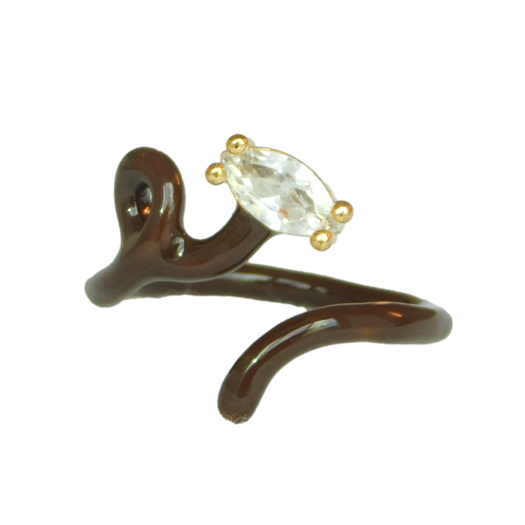 Enamel Twisty Ring
