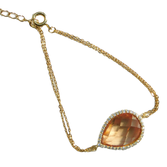 Gemstone Chain Bracelet