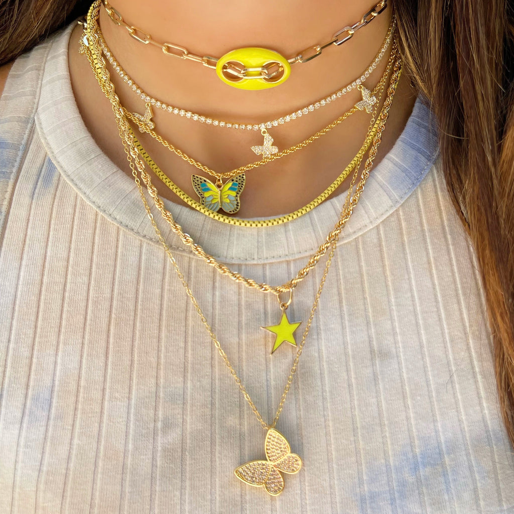 Paperclip Chain Necklaces